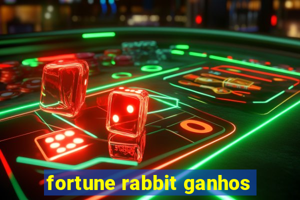 fortune rabbit ganhos