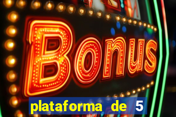 plataforma de 5 reais fortune tiger