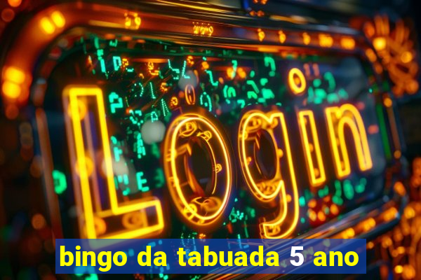 bingo da tabuada 5 ano