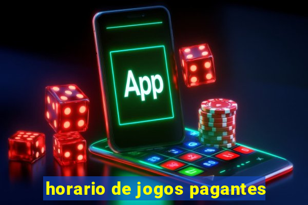 horario de jogos pagantes