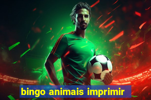 bingo animais imprimir