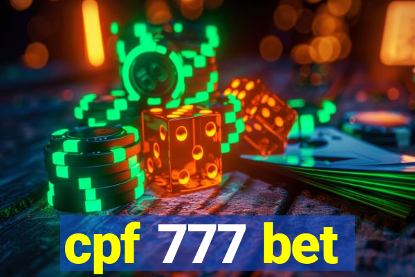 cpf 777 bet