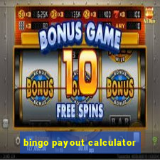 bingo payout calculator