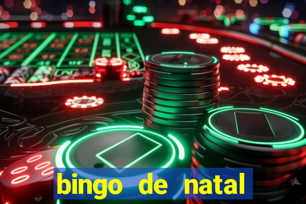 bingo de natal para imprimir gratis