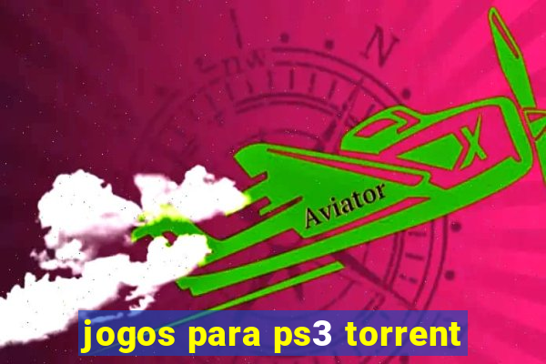 jogos para ps3 torrent