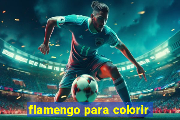 flamengo para colorir