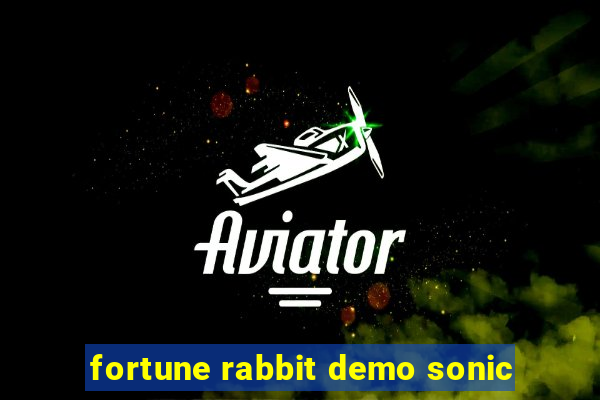 fortune rabbit demo sonic