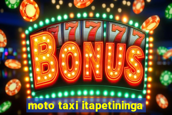 moto taxi itapetininga