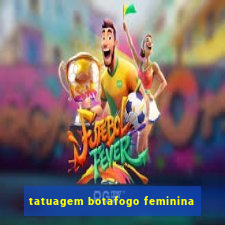 tatuagem botafogo feminina