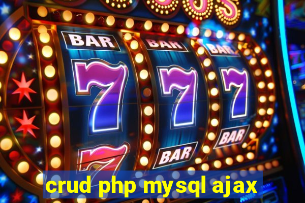 crud php mysql ajax