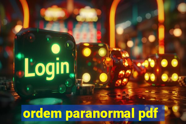 ordem paranormal pdf