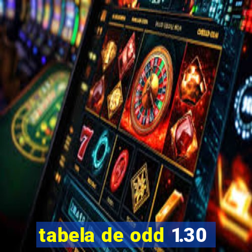 tabela de odd 1.30