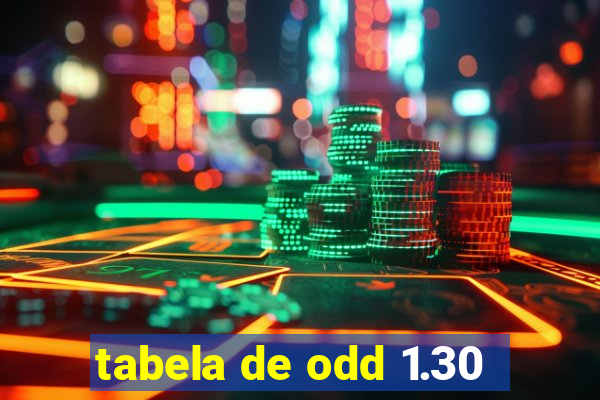 tabela de odd 1.30