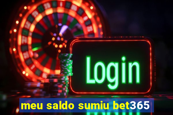 meu saldo sumiu bet365