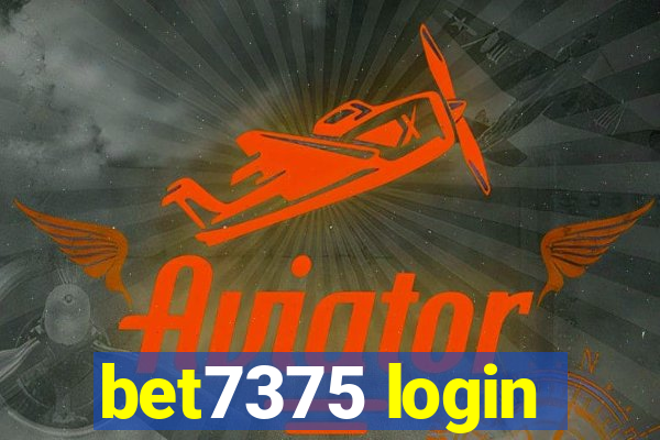 bet7375 login