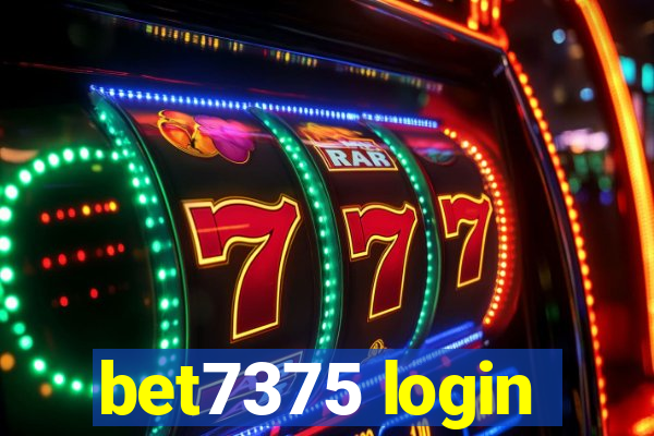 bet7375 login