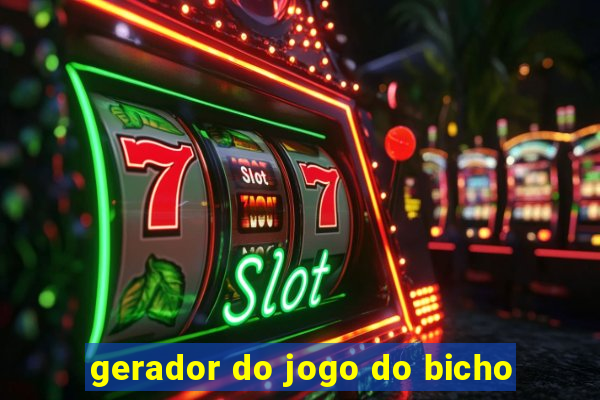 gerador do jogo do bicho