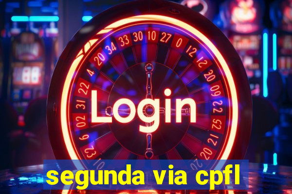 segunda via cpfl