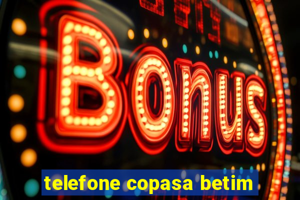 telefone copasa betim