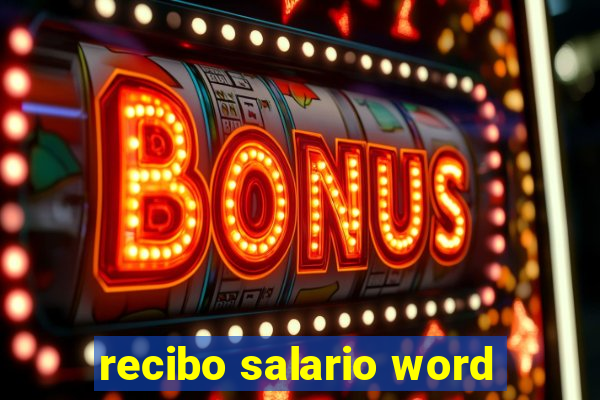 recibo salario word