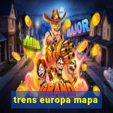 trens europa mapa