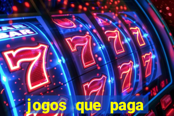 jogos que paga dinheiro de verdade no pix