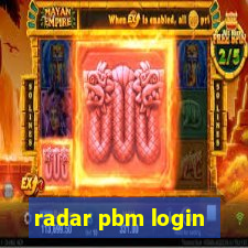 radar pbm login