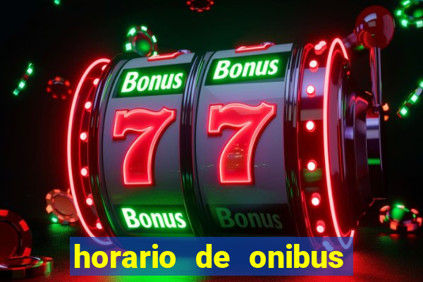 horario de onibus santos dumont x juiz de fora