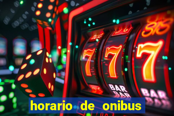 horario de onibus santos dumont x juiz de fora