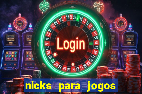 nicks para jogos de tiro