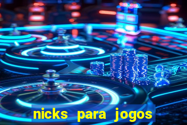 nicks para jogos de tiro