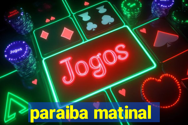 paraiba matinal