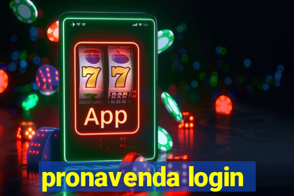 pronavenda login