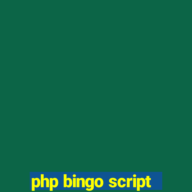 php bingo script