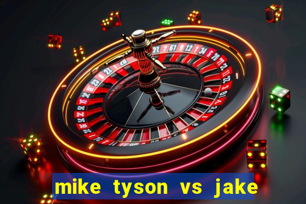 mike tyson vs jake paul assistir online