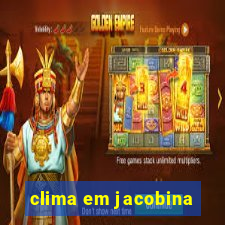 clima em jacobina