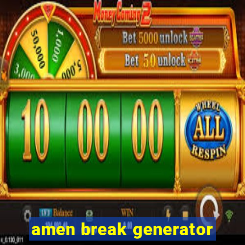 amen break generator