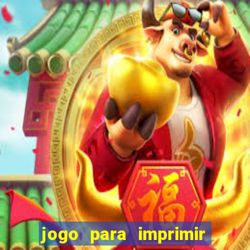 jogo para imprimir e montar