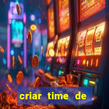 criar time de futebol simulador