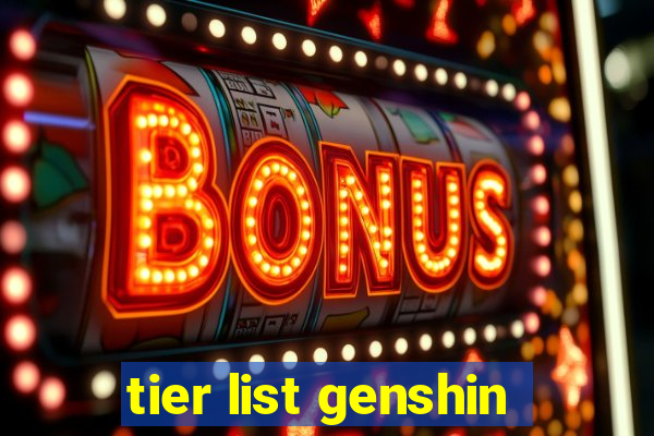 tier list genshin