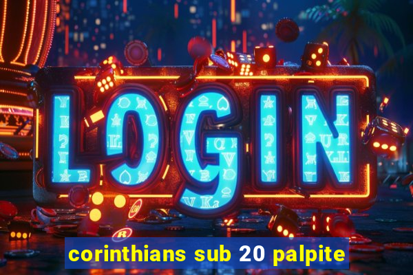 corinthians sub 20 palpite