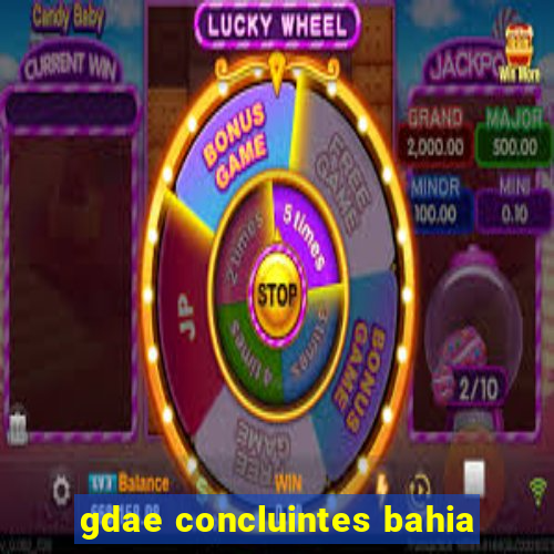 gdae concluintes bahia