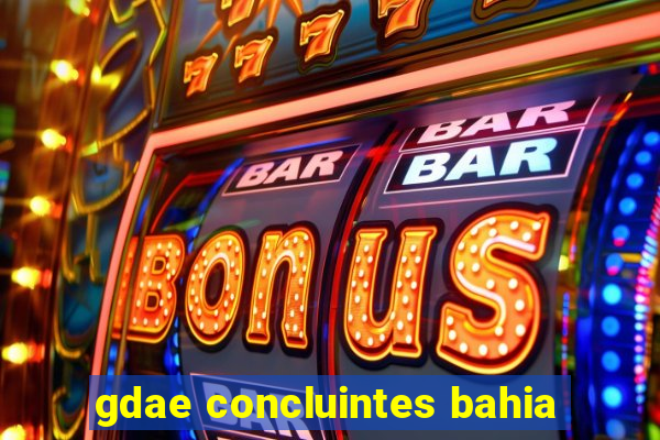 gdae concluintes bahia