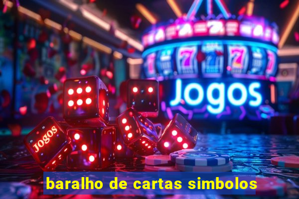 baralho de cartas simbolos