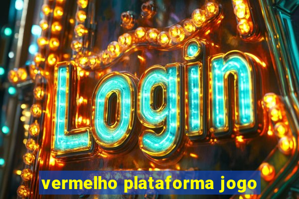 vermelho plataforma jogo