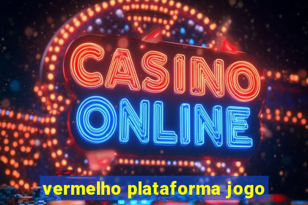 vermelho plataforma jogo