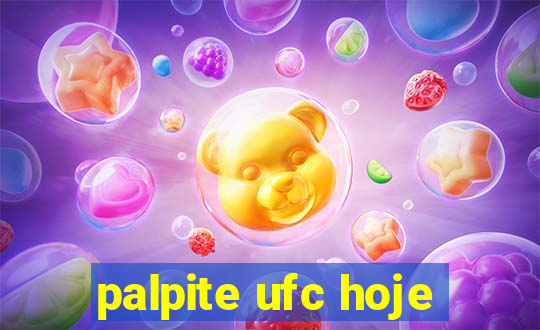 palpite ufc hoje