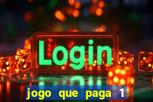 jogo que paga 1 real no pix