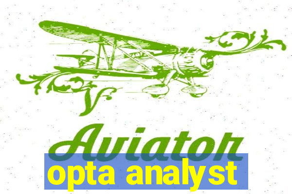 opta analyst