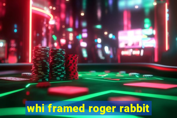 whi framed roger rabbit